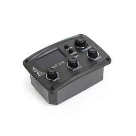 FUNFANG Acoustic Guitar Pickup with LCD Display & 4-Band EQ for Folk & Classical Guitars