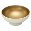 KORINDO EZ051926 Small Bowl White Uchigin Gold 4.3 inches (10.9