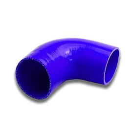 Auto Dynasty Auto Dynasty 3.125 inches 90 Degree Elbow Turbo/Intercooler/Intake Piping Coupler Silicone Hose (Blue)