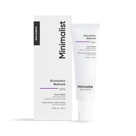 Minimalist- [ POTENTE CREMA DE NOCHE ANTI ENVEJECIMIENTO ]: La fórmula antienvejecimiento de última generación con 2% de retinoide granactivo está der