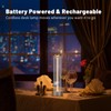 HAPYGI Indoor/Outdoor Portable Metal Table Lamp, Rechargeable Wireless Touch Switch