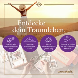 Vision Board Set | 162 Cards to Manifest & XL Poster | Achieve Goals in 2025 | Visualise the Life of Your Dreams | Gifts for Women, Best Friend, Sister, Girls' Night