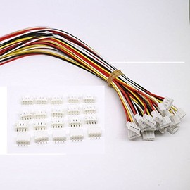 20 Sets Mini Micro Jst 2.0 Ph 4 Pin Connector Plug Male With 150mm Cable & Female