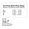 Double/Two Strap Ankle Wrap, XL