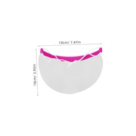 Ipetboom Haircut Salon Eye Cover Pack Soft Protective Mask Eyelash Extension Visor Microblading Aftercare Shower Face Cover Visor