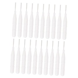 Gatuida 20Pcs Mini Makeup Brushes Portable Cosmetic Brushes for Eyebrow and Interdental Care Lightweight and Easy to Store for Friends and Family