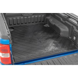 Rough Country Rubber Bed Mat for Ford Maverick 2WD/4WD (2022-2024) - Fits 4'6" Bed