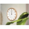 Interform CL-3350BN Wall Clock Radio Clock Oranto Brown 11.8 inches