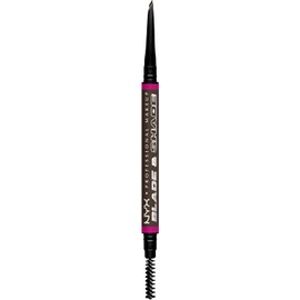 NYX Professional Makeup Blade Shade Brow Pencil Tono Ash Brown (gris obscuro), 0.06gr - Lápiz de ceja de dos puntas, resistente a desvanecimientos y transferencias, dura hasta 16H, fórmula vegana
