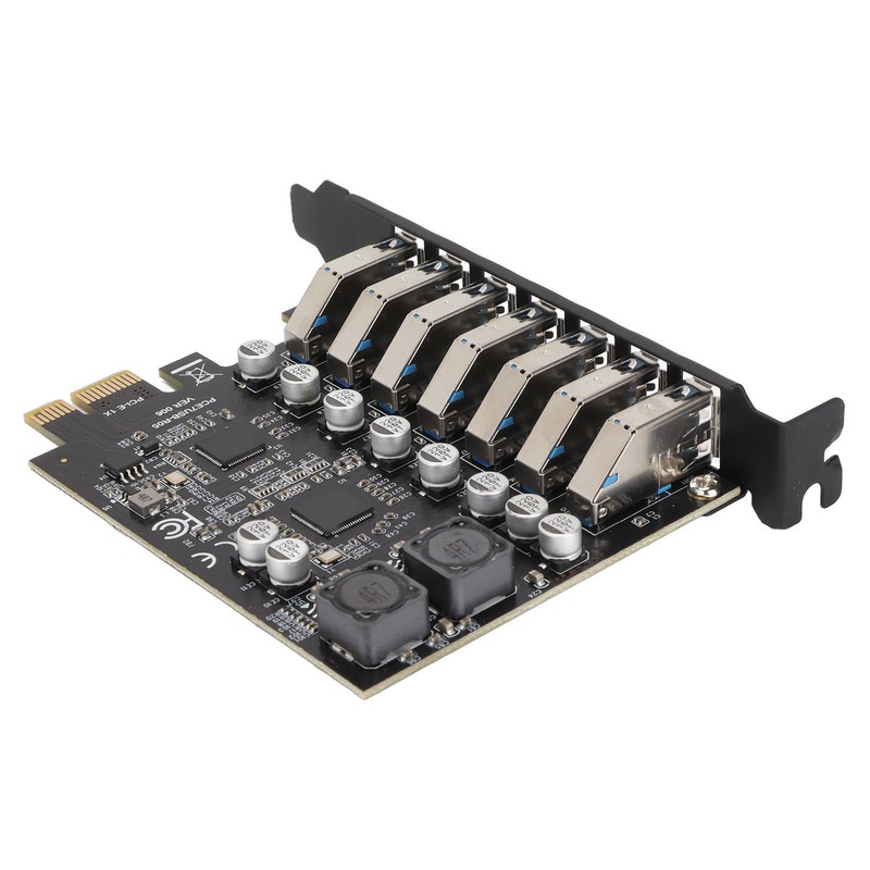 7 Port PCIE Expansion Card 7 Ports USB 3.2 GEN1