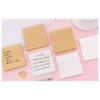 VOANZO 10pcs Small Square Sticky Notes 7.5 x 7.5cm Creative