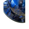 MSA Custom Hard Hat Blue Kandy CarbonFiberFla