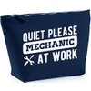 Hippowarehouse Quiet please mechanic at work printed make up cosmetic
