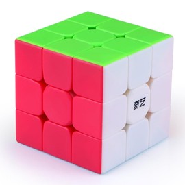 Bukefuno QY 3x3 Magic Cube Stickerless Speed Magic Cube Puzzle QY 3x3x3 Puzzle Speed Cube