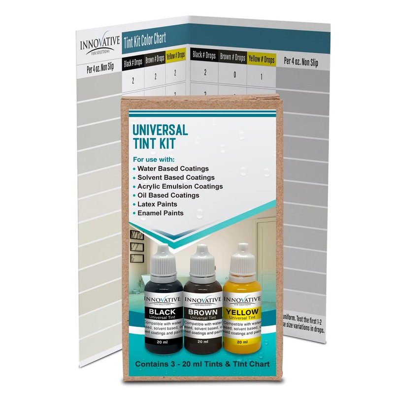 TUB GUARD NON-SLIP COATING Universal Paint Tint Kit