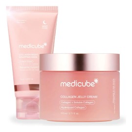 Kit Medicube Jelly Cream + Collagen Wrapping Mask Originales
