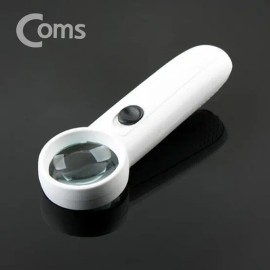 핸디형 돋보기 15배율 LED 조명 확대경 37mm Handheld Magnifier 15x LED Light Magnifier 37mm