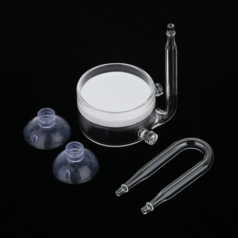 Yagote CO2 Diffuser Glass Reactor with U Shape Connecting Tube