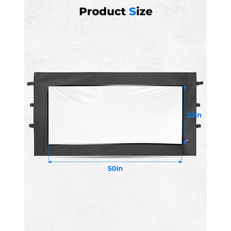 KEMIMOTO Soft Front Windshield Compatible with CFMOTO UFORCE 1000/1000 XL