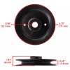 Caltric 539104420 539107408 Spindle & Pulley for Husqvarna BZ6127 BZ7234