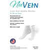 NuVein Padded Low Cut Socks 8-15 Mmhg Light Compression Cushioned