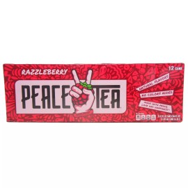 Peace Tea Razzleberry Raspberry Flavor Ice Tea - 12 oz (12 Pack)