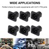 Greluma 6 PCS XLR Male 3 Pin Panel Jack XLR