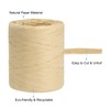 PATIKIL Raffia Ribbon 219 Yard, 1 Roll Natural Packing Paper