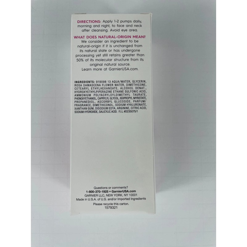 GARNIER SkinActive Water Rose 24H Moisture Gel + Hyaluronic Acid