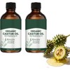 Aceite de ricino orgánico prensado en frío (2PCS)