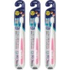 Clinica Kid's Toothbrushes for Ages 6-12, Pack of 3 (Pink)