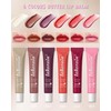 Lip Butter Balm Cherry Red Lip Gloss, Shea Butter Tinted