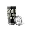Soup Sandwich Veteran Foodie Gift for Men and Women Stainless
