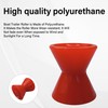 COLOFULWAY 4" Boat Trailer Roller Poly Bow Roller with Spoke