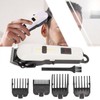Electric Hair Clipper Low Noise LCD Display Ergonomic with Limiter