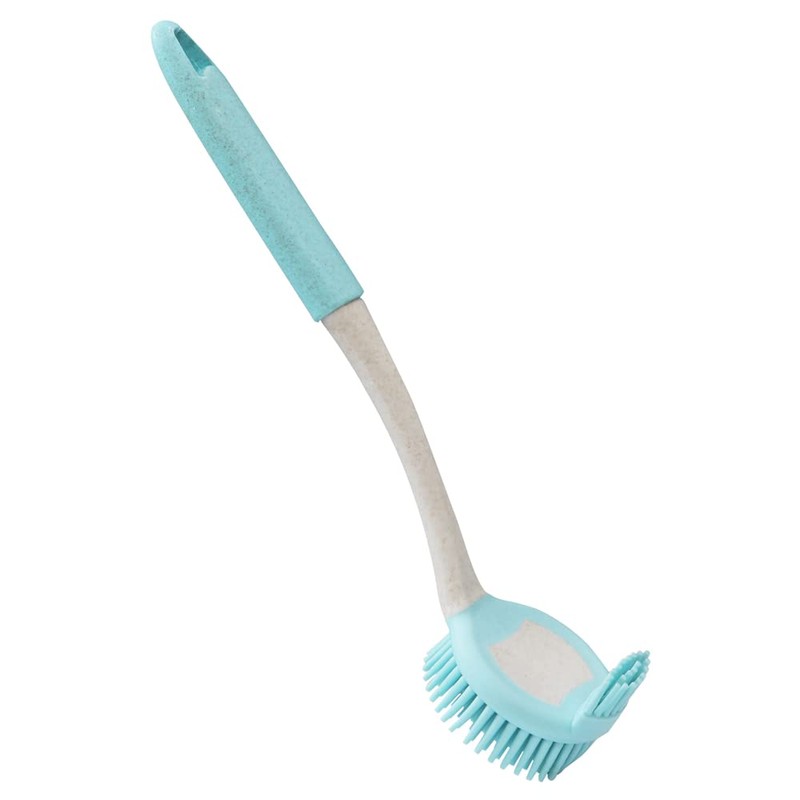 JVL Pro Clean Anti-Bacteria Rubber Dish Brush with Extra Bristles,
