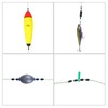 Lavie&Camus 720PCS Fishing Bobber Stopper, Oval Floats Sinker Stops, 6