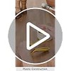 Chef Craft Exprimidor de limón de plástico clásico, 6.5 pulgadas,