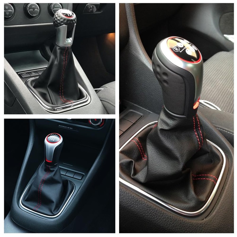 Joyzan Shift Knob Cover, Universal Auto Gear Boot Dust Proof