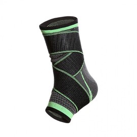 Ankle Achilles Tendon Compression Support with Ankle Bone Protection Taping 2 - Ankle Taping - Green M 2ea