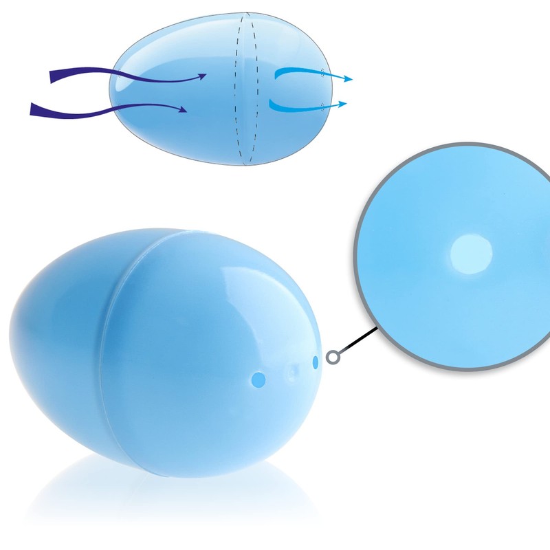 com-four® 24 x Filling Eggs - Colourful Plastic Eggs for