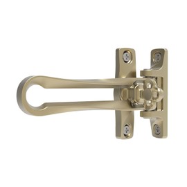 Greatim GT-SD101-GD Door Swing Bar Lock, Improving Ventilation, Keeps Virus Particles Out, Ideal for Apartment and Commercial Outward Doors. Zinc Alloy, Matte Gold