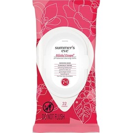Summer's Eve Toallitas femeninas refrescantes, Blissful Escape, 32 unidades | Toallitas vaginales resellables, cuidado femenino para ayudar a eliminar