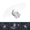 Motorcycle Wind Deflector, Motorcycle Windscreen, Adjustable, Clip-On Windscreen Extension, Universal