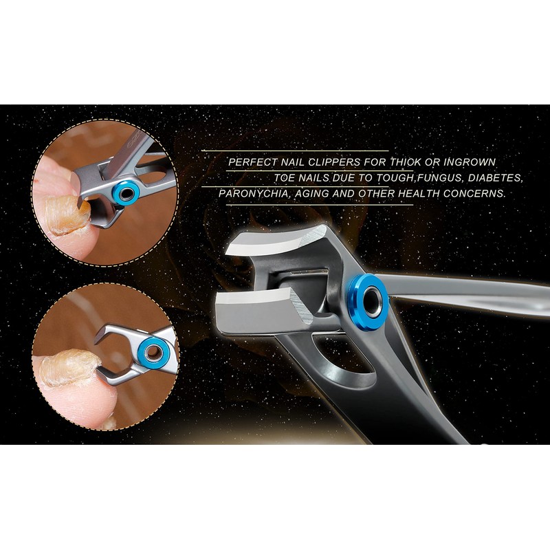 Nail Clippers for Thick Nails - Over 15mm Wide Jaw