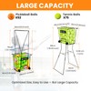 ShelfElites Tennis Ball Hopper, Portable Tennis Ball Holder with Handle