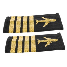 LIFKOME 2pcs Vintage Shoulder Epaulets Elegant Costume Accessories and Stylish Uniform Decorations for Cosplay and Aviation Events