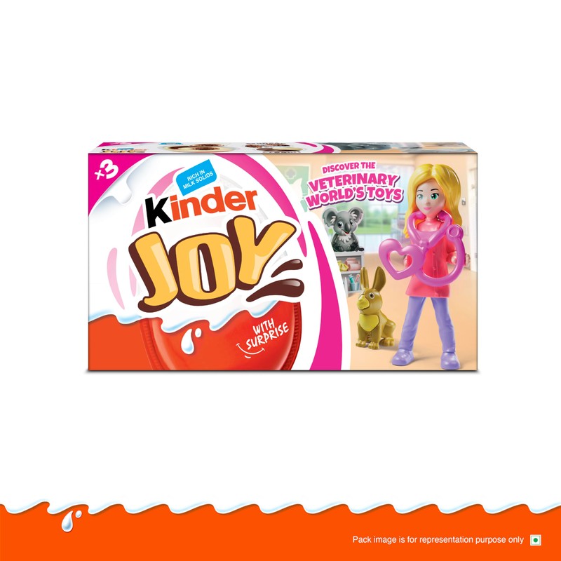 Kinder Joy Girl Multipack- Pack of 3