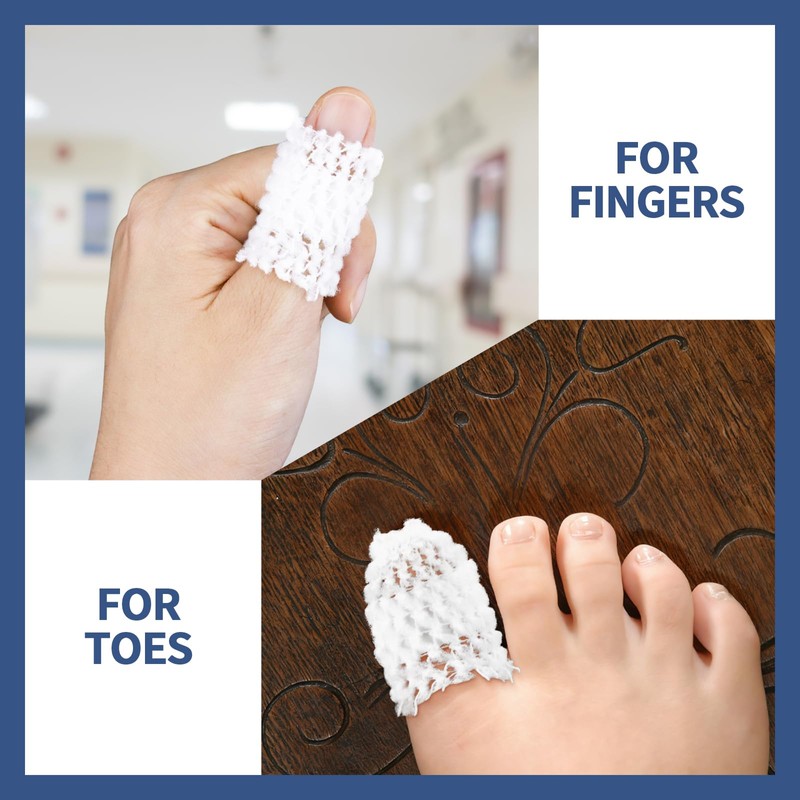 2 Rolls 11 Yard Tubular Bandage, 0.6 Inch Elastic Net