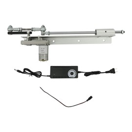 Reciprocating Cycle Linear Actuator, DC 24V Stroke 1.2"-5.9" Gear Adjustable Telescopic Motor DIY Motor with Speed Controller (120RPM)